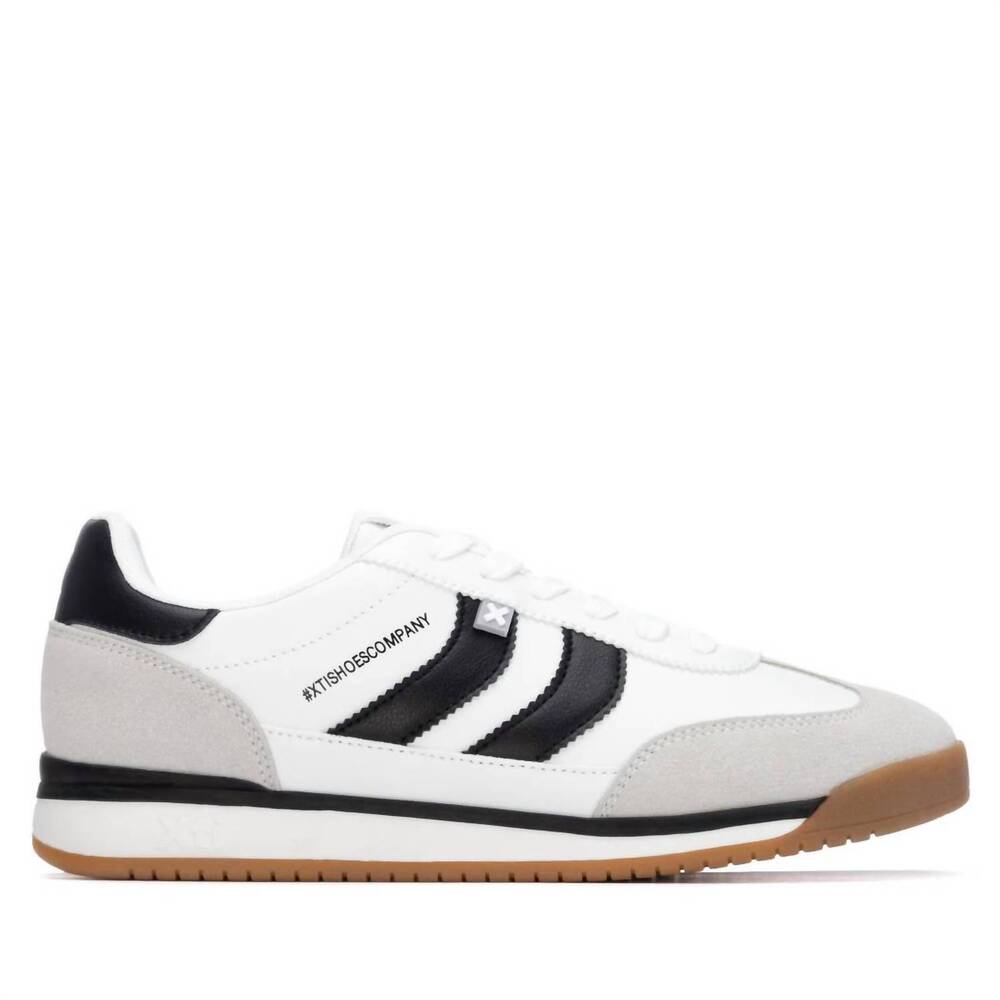 NEW XTI men's urban casual sneakers in white